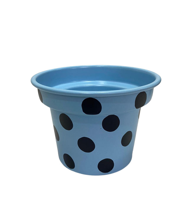 Metal pot with Polka Dot