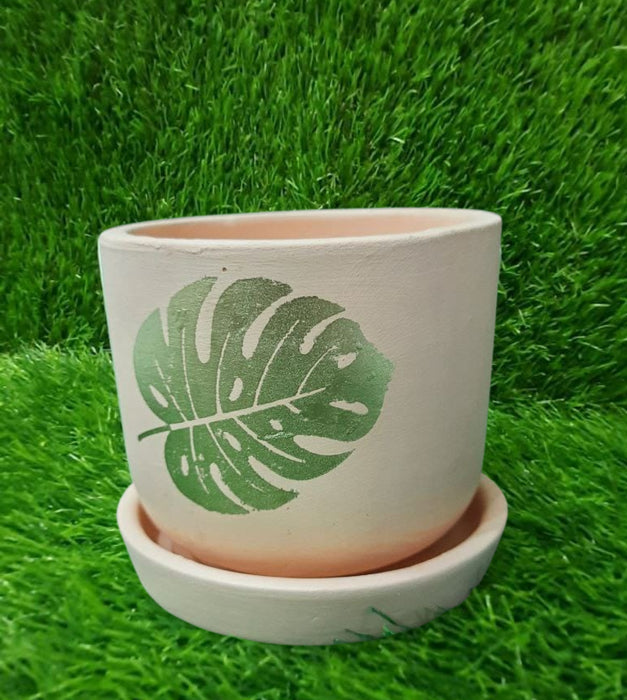 Hand Painted Terracotta Pots (4 inch)