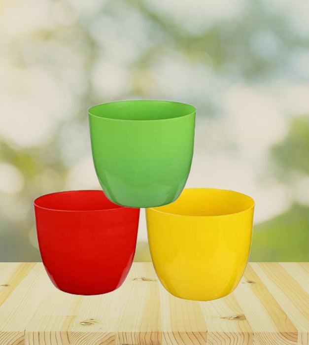 5inch Rounda Pots Set Of (03)