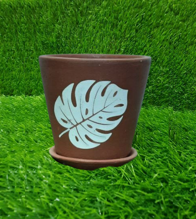 Hand Painted Terracotta Pots (3 inch)