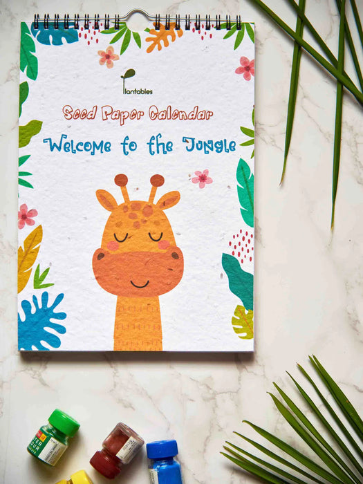 Welcome to the Jungle | A Kids Wall Calendar for 2024