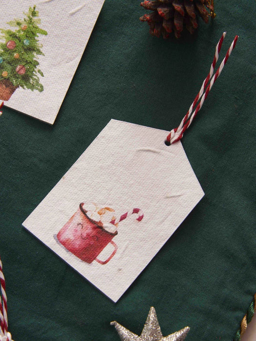 Christmas and New Year Themed Gift Tags (Set of 8)