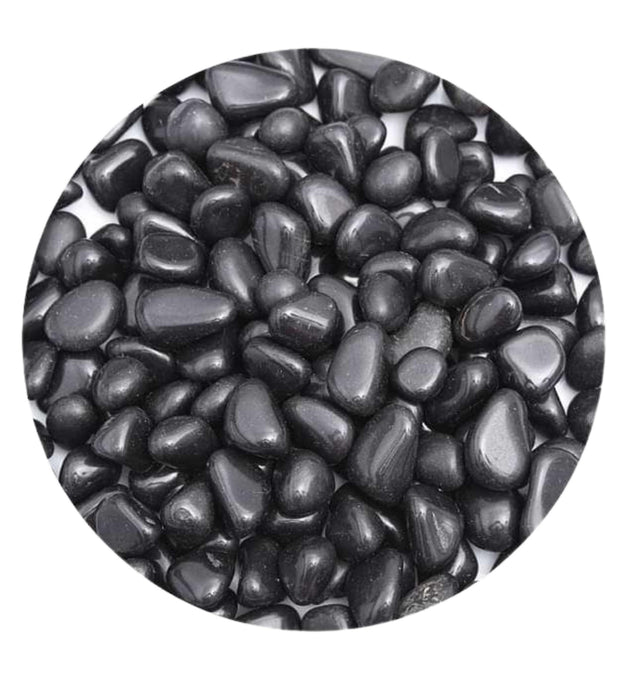 Granite Pebbles (Black) - 1/2 kg