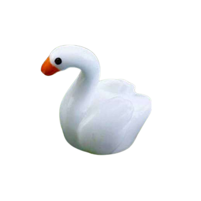 Swan miniature toy 1 Pair