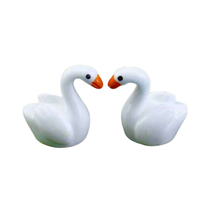 Swan miniature toy 1 Pair