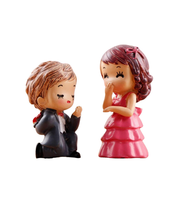 Wedding Propose Couple Miniature